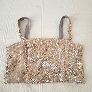 Crop top sequin